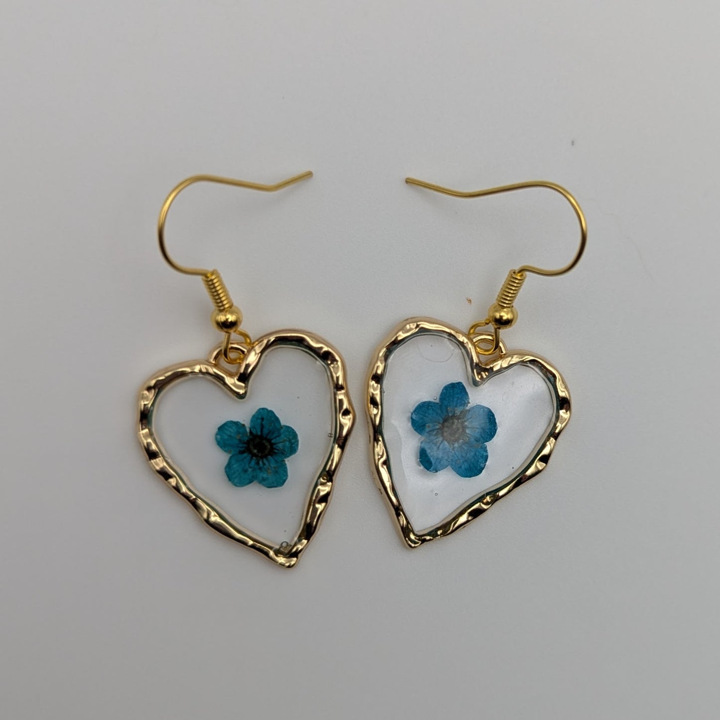 Golden Forget-Me-Not Hearts