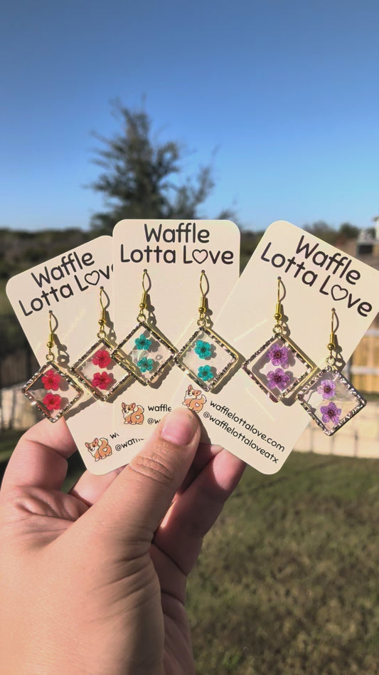 Golden Forget-Me-Not Diamonds