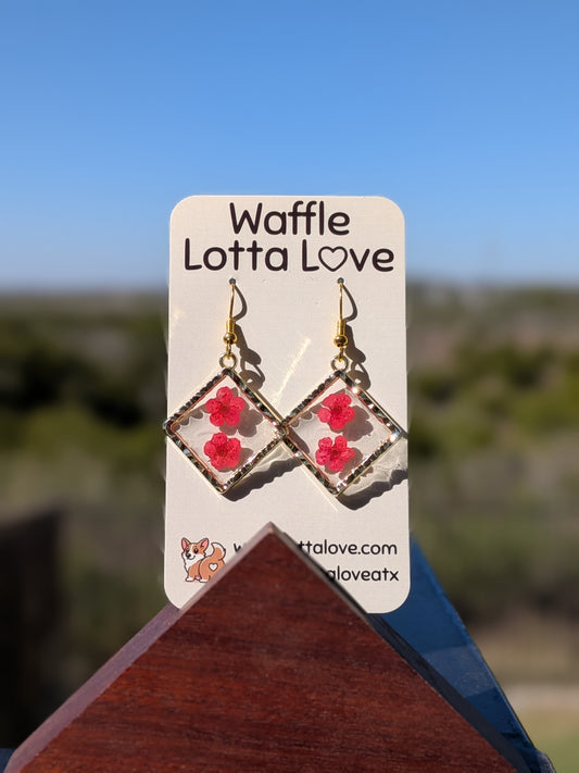 Golden Forget-Me-Not Diamonds