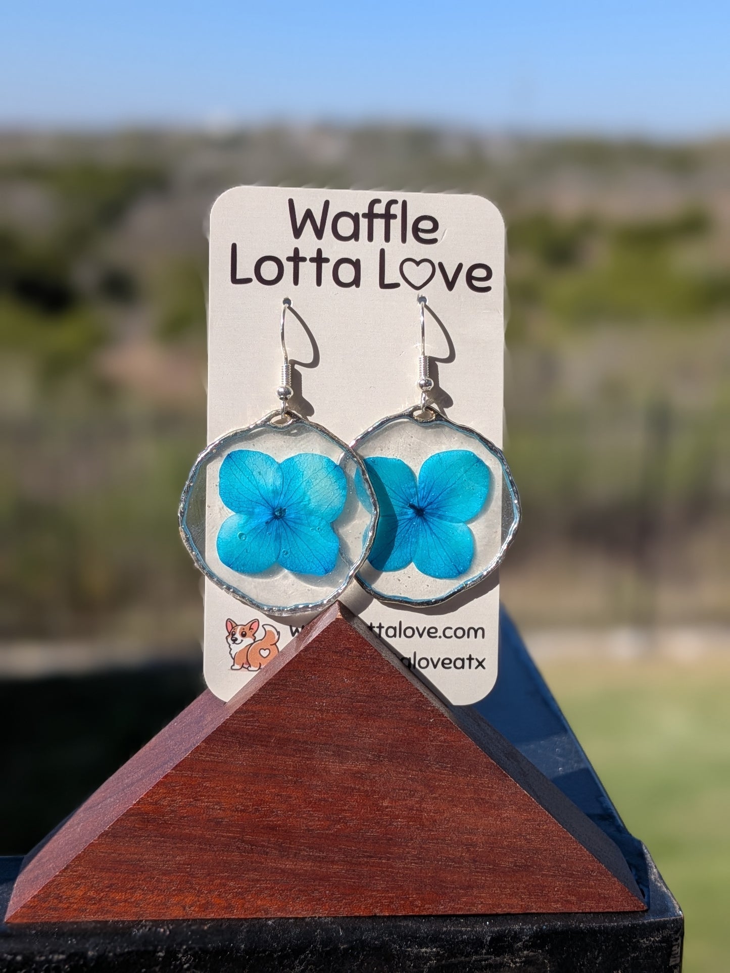 Silver Hydrangea Hoops