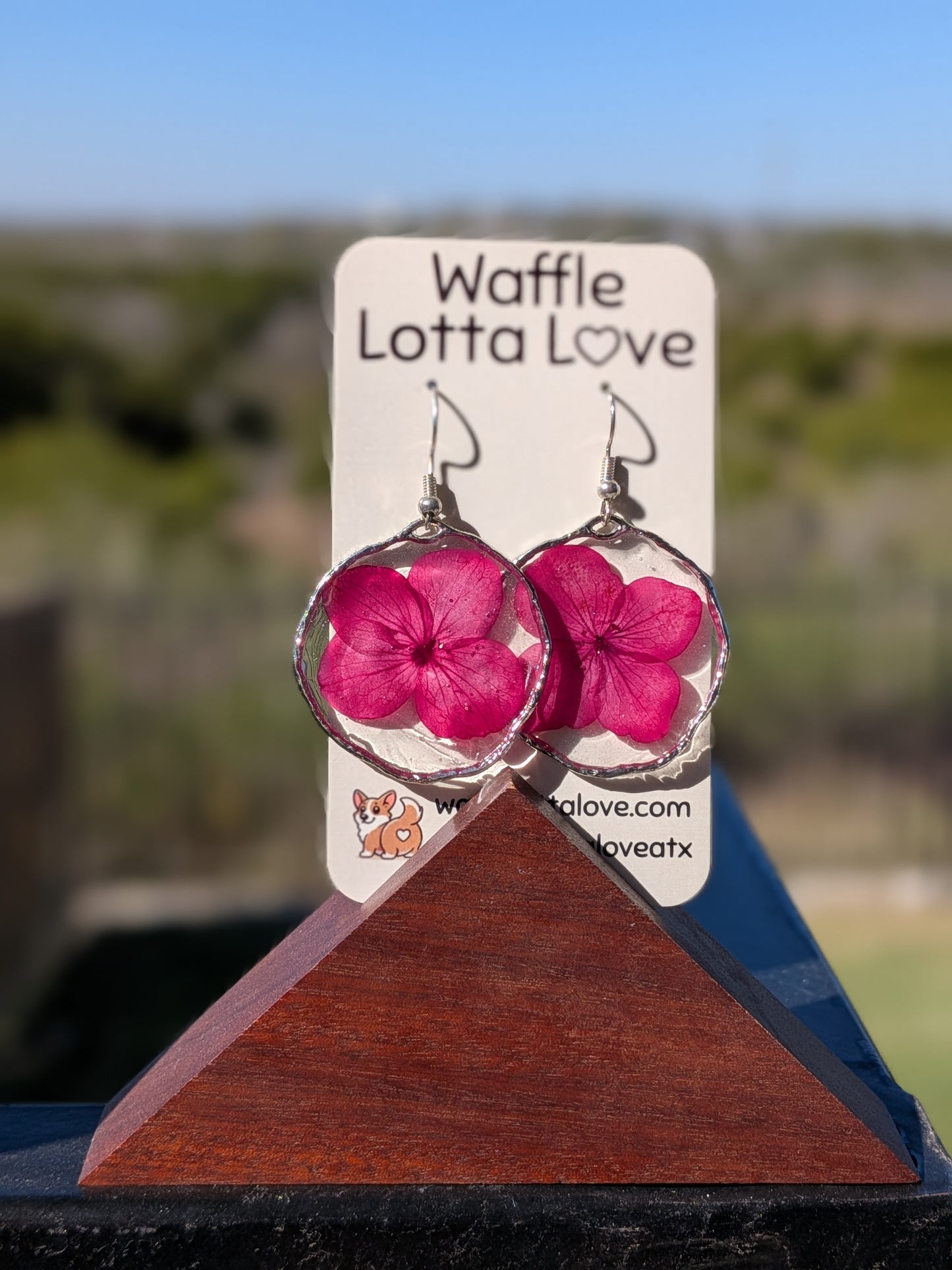 Silver Hydrangea Hoops